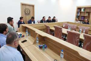 ارتقای خدمات پژوهشی آموزشی : نشست هم اندیشی معاون تحقیقات و فناوری دانشگاه با اساتید دانشکده پرستاری لامرد 